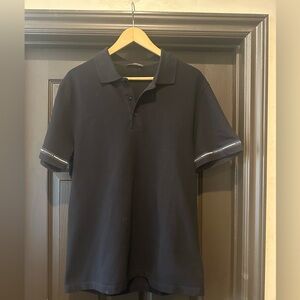 Men’s black Versace polo